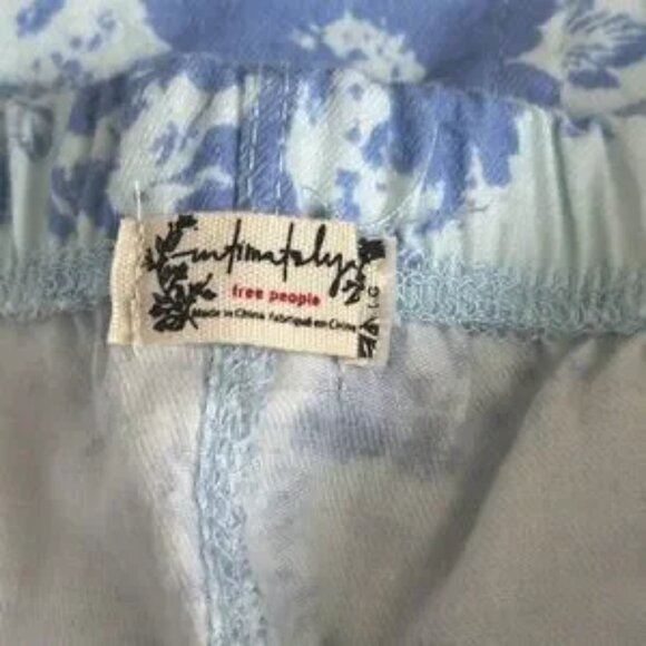 Free people x Intimately FP Early Morning Sleep Set in chambray Combo XL - Picture 5 of 5